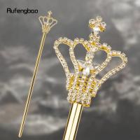 Varita Mágica De Corona Dorada Y Blanco Para Niñas Disfraz De Princesa Varita De Ángel Para Fiestas Cumpleaños Bodas 48.5cm - details 0
