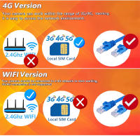 Cámara De Seguridad IP Exterior HD 6K 12MP Con Visión Nocturna Y Detección De Corpo PIR Cámara Inalámbrica WIFI 4G SIM Tarjeta Triple Pantalla CCTV - details 3