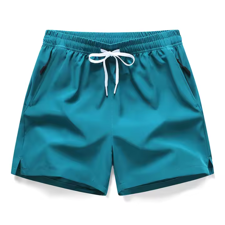 Shorts De Deporte Para Hombres Verano Corte Casual De Seda Helada Alta Calidad Ligero Secado Rápido Para Fitness Y Correr Talla True - 1