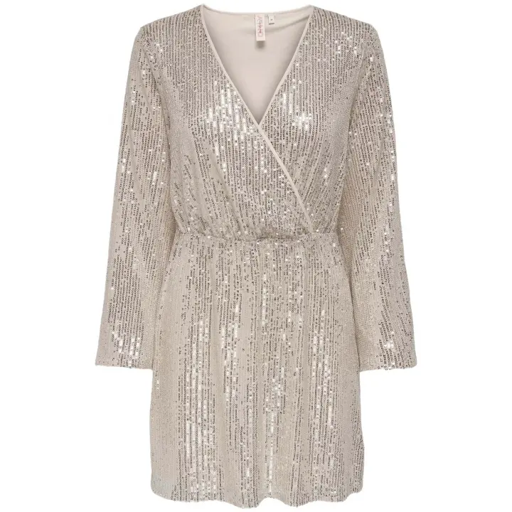 Vestidos marca Only modelo 15276980-Oro para mujer en color beig - 1
