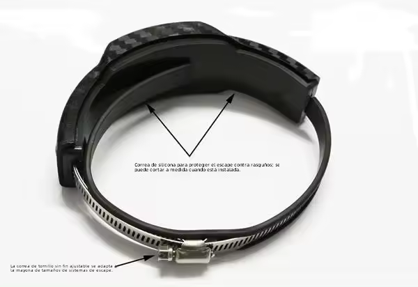 Protector De Escape Para Motard Universal Accesorios De Moto Material De Nylon Firme Tamaño Approx 7.1x6.3x2.8cm - 1