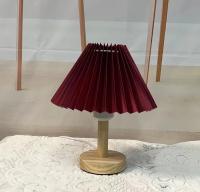 Lámpara De Mesa Nórdica Plegable Con USB 5V Y 220V Luces Nocturnas Para Decoración De Hogar Atmosfera Arte Para Dormitorio Lámpara De Noche Con Pliegues - details 3
