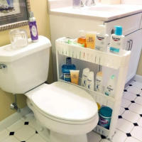 Carrito Organizador de 3 Alturas con Ruedas  - Organizador para Cocina y Baño - details 5