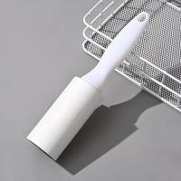 Bastón Adhesivo Para Eliminar Polvo Y Pelos De Ropa Herramienta Reutilizable Para El Hogar Color Negro Y Blanco - details 2