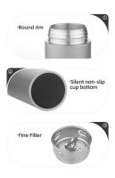 Tiartisan Termo De Deporte De Titanio 450ml Impermeable Y a Prueba De Fugas Para Camping Y Exteriores Con Aislamiento Por Vaciado - details 9
