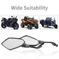 Espejos Retrovisores Convexos Para Motocicleta 10mm Universal Para Barra De Manillar Scooter ATV Off-road Motorbike E-Bike - details 5
