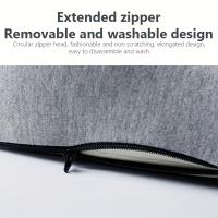 Almohadilla De Silla De Oficina Y Coche Con Espalda Integrada De Algodón De Memoria Protección Para Cintura Estudiante Fart Pad - details 7
