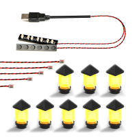 14PCS Bloques De Construcción Luz De Jardín Ambiente MOC Farol De Calle Iluminación De Paisaje Para Jardines Y Parques Juguete LED De Bloques De Ladrillo - details 2