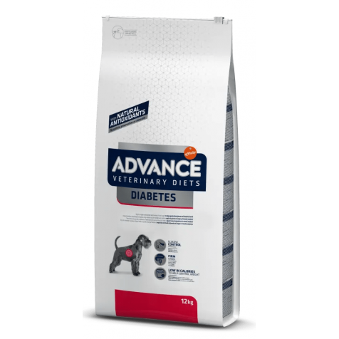 Advance Diabetes Para Perros 12 Kg  Control de Glucosa - Fácil Digestión - Alto Contenido en Fibra