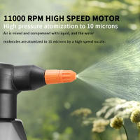 Botella De Rociador Eléctrico Recargable De 2L Con Atomizador Para Riego De Plantas En Jardín Herramienta De Jardinería Portátil - details 7