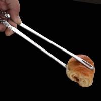Pinzas De Barbecue De Acero Inoxidable Con Mango Largo Antideslizantes Para Carne Pinzas De Cocina Para BBQ Tweezers Churrasco - details 5