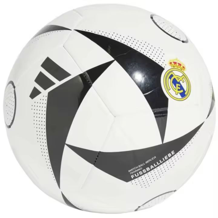 Para Regalo Comunión Balón Adidas Real Madrid Rm Clb Home Oficial Del Real Madrid 24-25 Blanco Negro. - 1