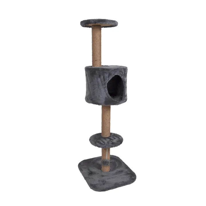 LOVE Stories - Torre Rascador para Gatos 6 montajes en 1, 3 niveles, Casa árbol para gatos con 6 formas de montajes diferentes, para crearlos a tu gusto y al gusto de tu gato - Love Story - 1