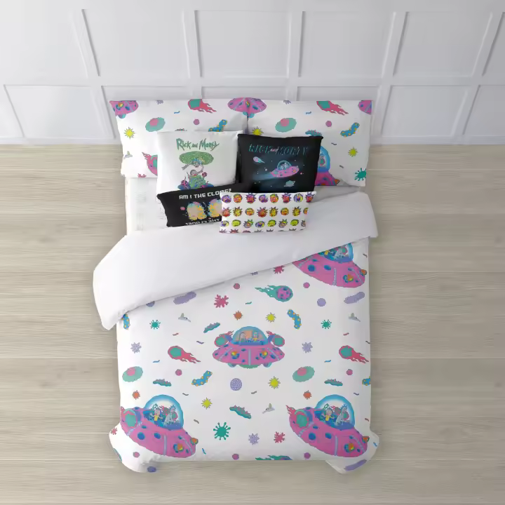 BL Belum Funda Nórdica con Botones 100% Algodón Universe Rick And Morty - Mayor Suavidad - 1