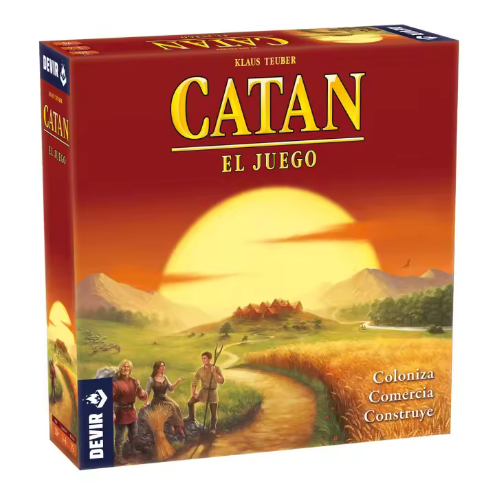 Juego de Mesa Catan - Edición en Castellano -Devir - Estrategia y Comercio para Colonizar Catán - A partir de 10 Años - 1