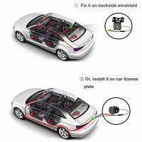 Cámara De Visión Trasera Para Coche Con Visión Nocturna LED Monitor De Parkings Automático CCD Impermeable 170° HD Video Soporte Herramientas De Vehículo - details 5