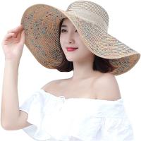 Sombrero De Sol Para Mujer Beige Con Gran Lazo Plegable Sombrero De Pescador Protección Solar Para Playa Gorra De Verano - details 5