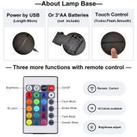 Lámpara Nocturna LED RGB Hollow Knight Juego 3D Luces Neón Para Decoración De Mesa De Habitación Juguete Regalo Para Amigos Y Niños - details 8