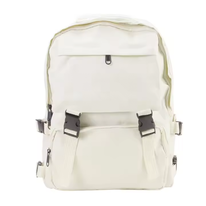Mochila Simple De Gran Capacidad Para Viajes Estilo Harajuku Unisex Mochila Escolar Para Hombres Y Mujeres Alta Calle - 1