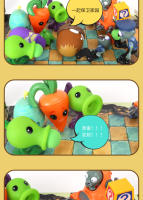 Juego De Figuras De Acción Plants Vs Zombies 2 10pcs Peashooter Mecha Roadblock Zombie Eggplant Ninja Silicona Suave Juguete Para Niños Regalo Para Niños - details 8