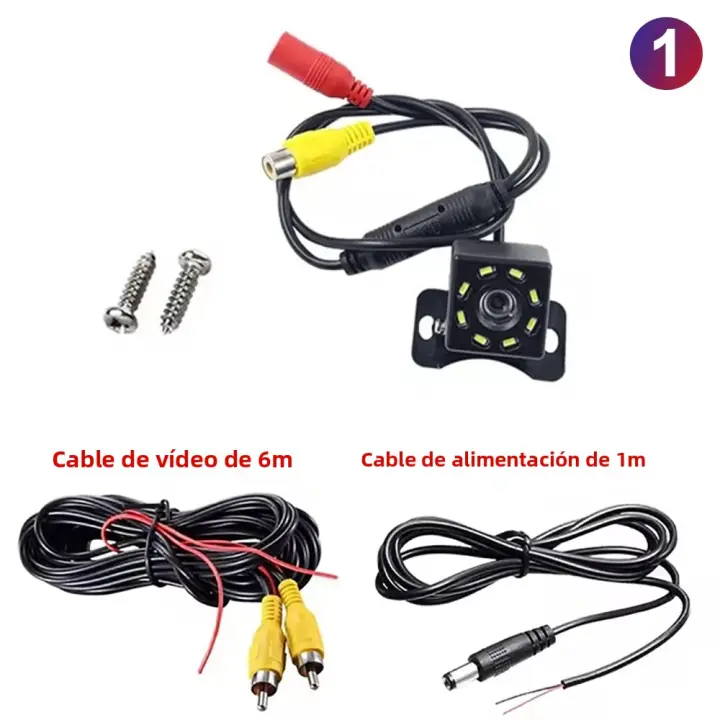 Radio De Coche 2 Din 7 Pulgadas IPS Con CarPlay Android Auto Estéreo Universal Con Cámara Trasera AHD Soporte Para Control Del Volante - 1