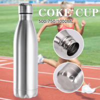 Botella De Agua Portátil Para Exteriores De Acero Inoxidable Grado Alimenticio Uso Deportivo Capacidad De 500/750/1000ml Resistente a Fugas - details 0