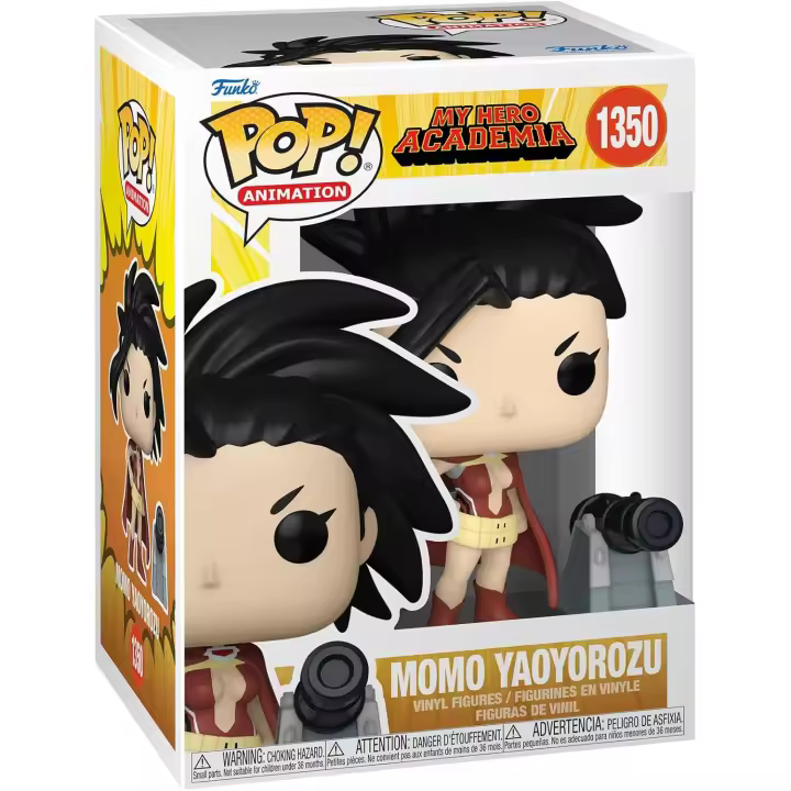 Funko Pop! and Buddy: MHA - Momo Yaoyorozu - (with Cannon) - My Hero Academia - Figura de Vinilo Coleccionable - Idea de Regalo- Mercancia Oficial - Juguetes para Niños y Adultos - Anime Fans - 1