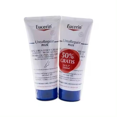 EUCERIN Pack Urea repair crema de pies Urea 10% 2x100ml - 1