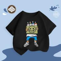 Camiseta De Algodón Puro Para Niños Y Niñas Con Dibujos De Aguacate Estilo Casual Manga Corta Verano Talla 100-160 - details 4