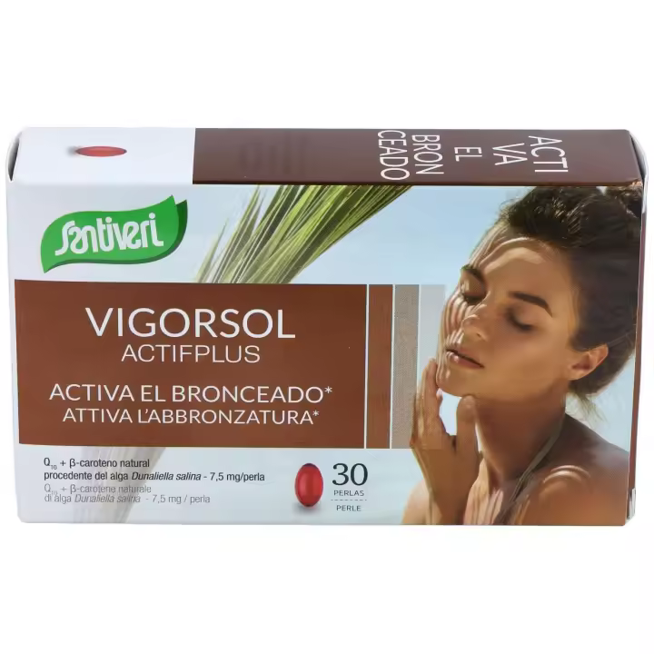 Santiveri Vigorsol Active Plus Para Activar El Bronceado 30 Perlas - 1