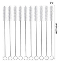 Kit De Limpieza Para Tiras De Beber 10Pcs Con Cepillo De Limpieza Y Mango Largo Material De Nylon Y Acero Inoxidable Reutilizable Para Tubos Y PIPAS - details 1