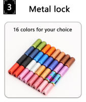 Alpargatas Sin Cordones De Metal Mate Colorido Para Hombres Y Mujeres Cordones Elásticos Para Zapatos Casuales 1 Paquete - details 4