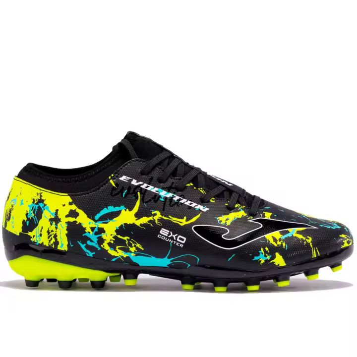 Bota Joma Evolution 2301 Black Lemon Fluor Ag Evow2301ag - 1