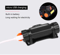 Linterna Frontal Q5+COB Con Batería 18650 Integrada Potente Para Camping Y Pesca Luz LED COB Iluminación Stepless Dimming Impermeable - details 3