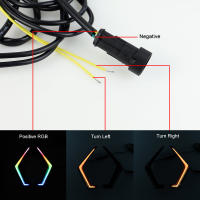 Luces De Señal De Acceso LED Para Polaris RZR XP 1000 Turbo 2018-2021 UTV ATV Luces De Color RGB Material ABS - details 28
