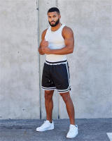 Shorts Deportivos Para Hombre Doble Capa Malla Secado Rápido Entrenamiento Verano Fitness Casual Transpirable Shorts - details 5