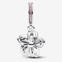 Pandora Charm de Colgante en Plata de Ley Colgante de Flor de Cerezo，Incluye Caja Original - details 0