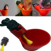 10 unids pollo pájaro gallina agua potable taza de aves corral automático bebedor un - details 1