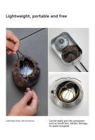 Estufa De Alcohol CAMPINGMOON Para Camping Y Picnics Al Aire Libre Equipamiento Pequeño Y Portátil Hecho De Aleación De Aluminio - details 5