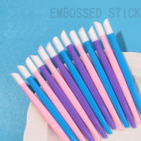 10pcs Herramienta De Eliminación De Piel Muerta Para Uñas Con Punta De Goma Para Manicura Arte De Uñas Color Aleatorio - details 4