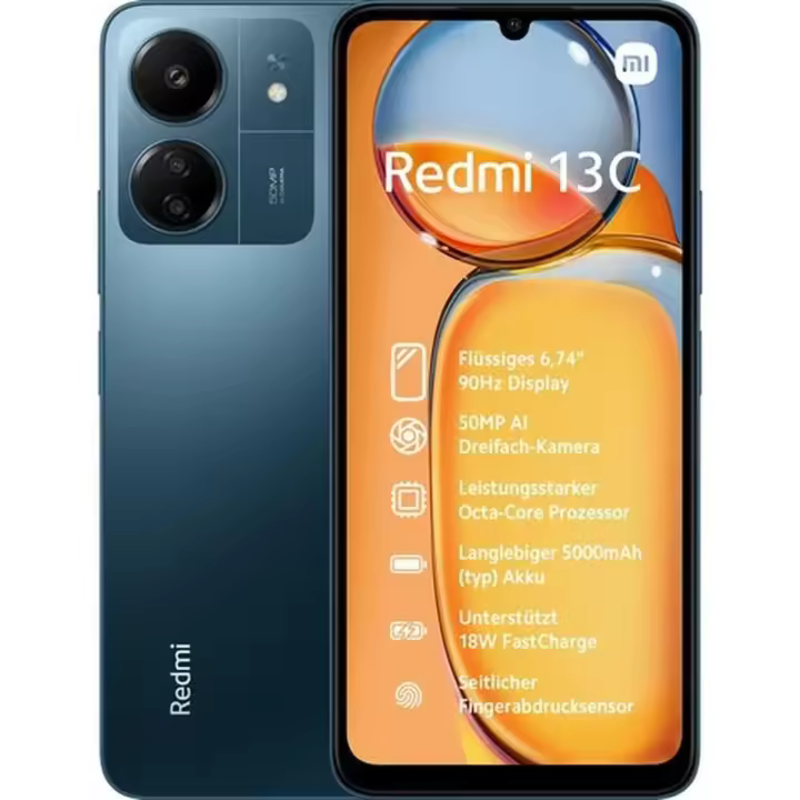 Xiaomi Redmi 13C 8/256GB Azul Marino Libre sin NFC 8+256G - 1