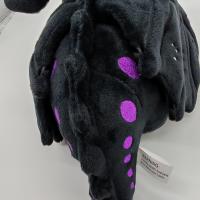 Juguete De Peluche Dragón De Alas De Fuego Animal De Peluche Suave Para Niños Y Niñas Regalo Especial Con Ojos Grandes Y Negro Cool Decoración De Habitación - details 3