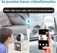 Cámara de Interior orientable, videollamadas, cámara Inteligente, Monitor de bebé, vigilancia de vídeo, Pantalla HD de 2,8 Pulgadas, con Infrarrojos nocturnos - details 5