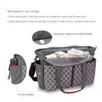 Bolsa de Pañales para Bebé de Gran Capacidad Bolsa de Maternidad Impermeable Multifuncional Portátil para Cuidado del Bebé Material de Poliéster - details 25