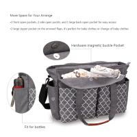 Bolsa de Pañales para Bebé de Gran Capacidad Bolsa de Maternidad Impermeable Multifuncional Portátil para Cuidado del Bebé Material de Poliéster - details 25