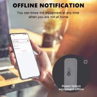 Sensor De Temperatura Y Humedad WiFi Tuya Para Hogar Inteligente Compatible Con Alexa Y Google Assistant Monitor Remoto Smart Life - details 5
