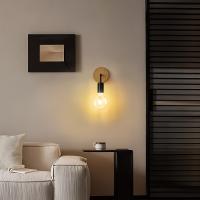 Lámpara De Pared Vintage En Madera Sconce Iluminación Retro Industrial Para Decoración De Dormitorio Y Comedor Fuente De Alimentación AC Flujo Luminoso 60-249 - details 2