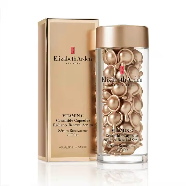 Elizabeth Arden - Cápsulas de Sérum de Vitamina C y Ceramidas, Estimulan y Prolongan la Luminosidad, Reducen el Envejecimiento de la Piel, Monodosis - 60 Cápsula - 1
