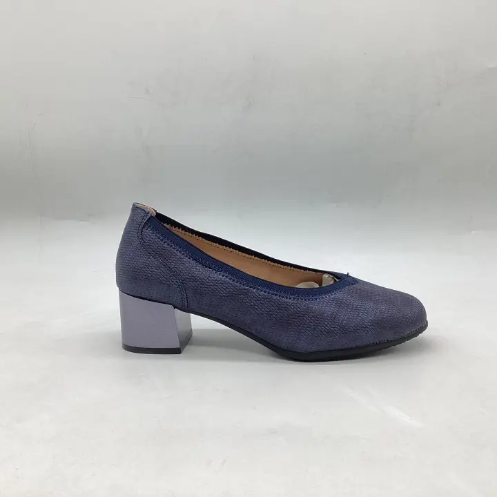 Virucci - Zapatos de Salón con Tacón Casual de Mujer Cómodas Modernas VR5-1668 disponible en Marino, Oro, Plata, Negro - 1