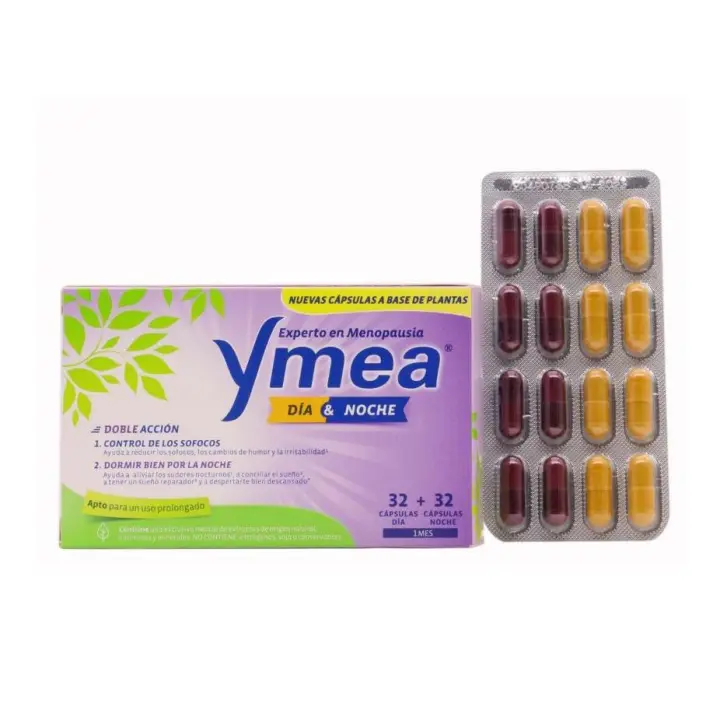 Ymea DIA & NOCHE - Suplemento para Salud de la Mujer - 60 Cápsulas - 1